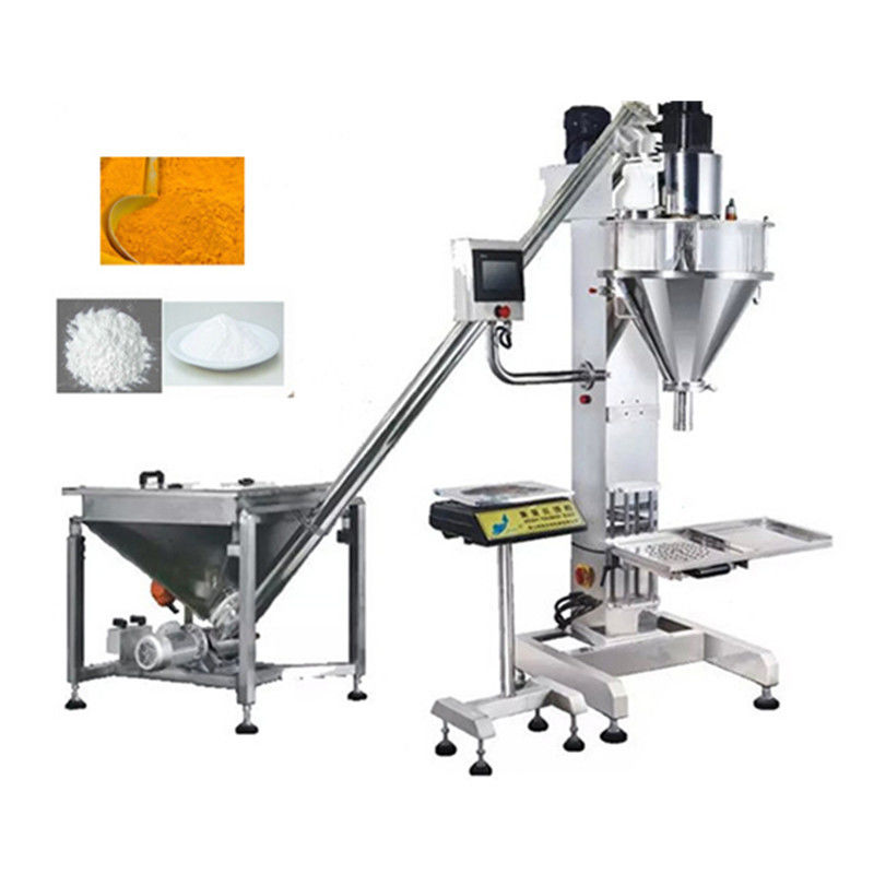 Máquina de enchimento de auger de aço inoxidável 304 de alta precisão para pó de leite de café de especiarias