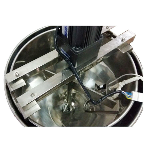 Máquina pneumática semi-automática de preenchimento de óleo líquido, pasta de óleo, molho de mel, shampoo com aquecedor e misturador