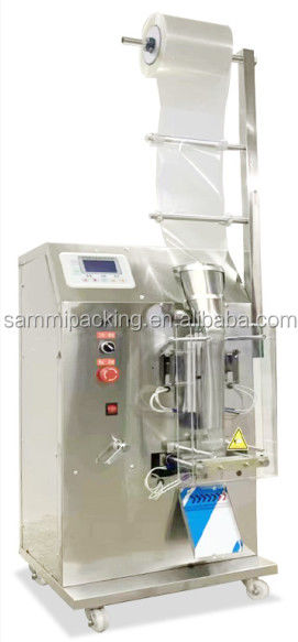 Novo design 3 lados Selo Pequena máquina de embalagem vertical automática líquido puro suco molho saco de embalagem máquina