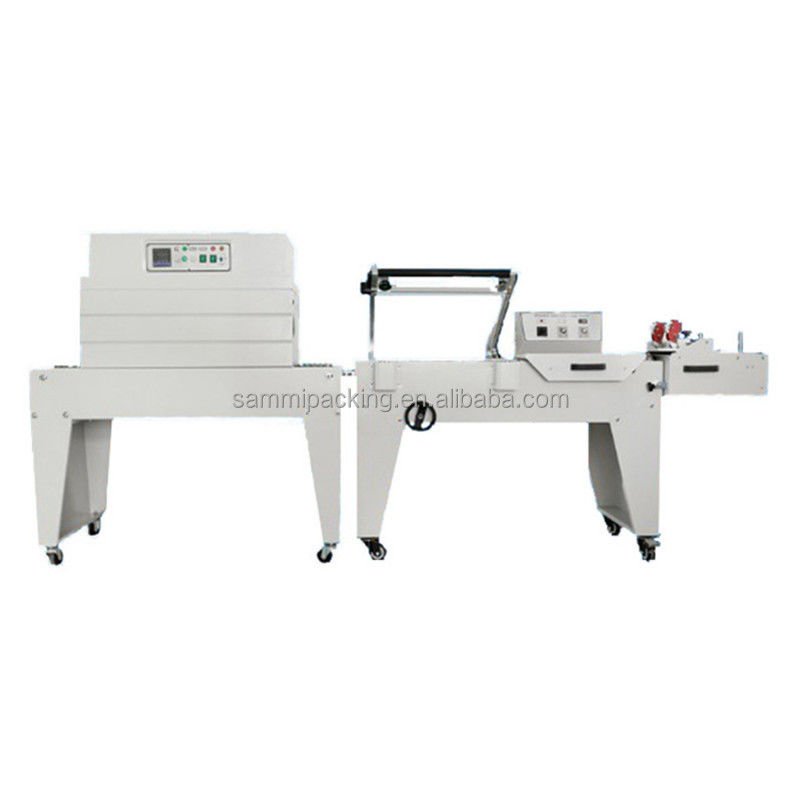 Novo projecto 2 em 1 L bar sealer máquina de corte de vedação tipo L e BS-A450 máquina de embalagem de túnel de encolhimento térmico