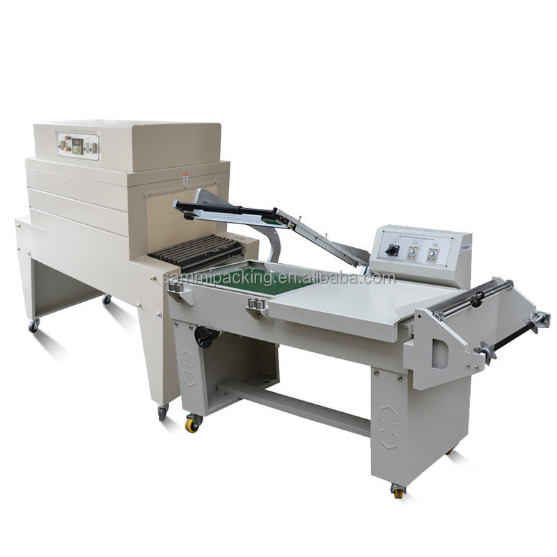 Novo projecto 2 em 1 L bar sealer máquina de corte de vedação tipo L e BS-A450 máquina de embalagem de túnel de encolhimento térmico