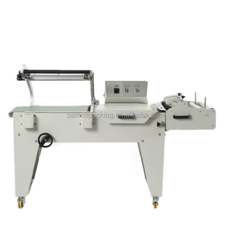 Novo projecto 2 em 1 L bar sealer máquina de corte de vedação tipo L e BS-A450 máquina de embalagem de túnel de encolhimento térmico