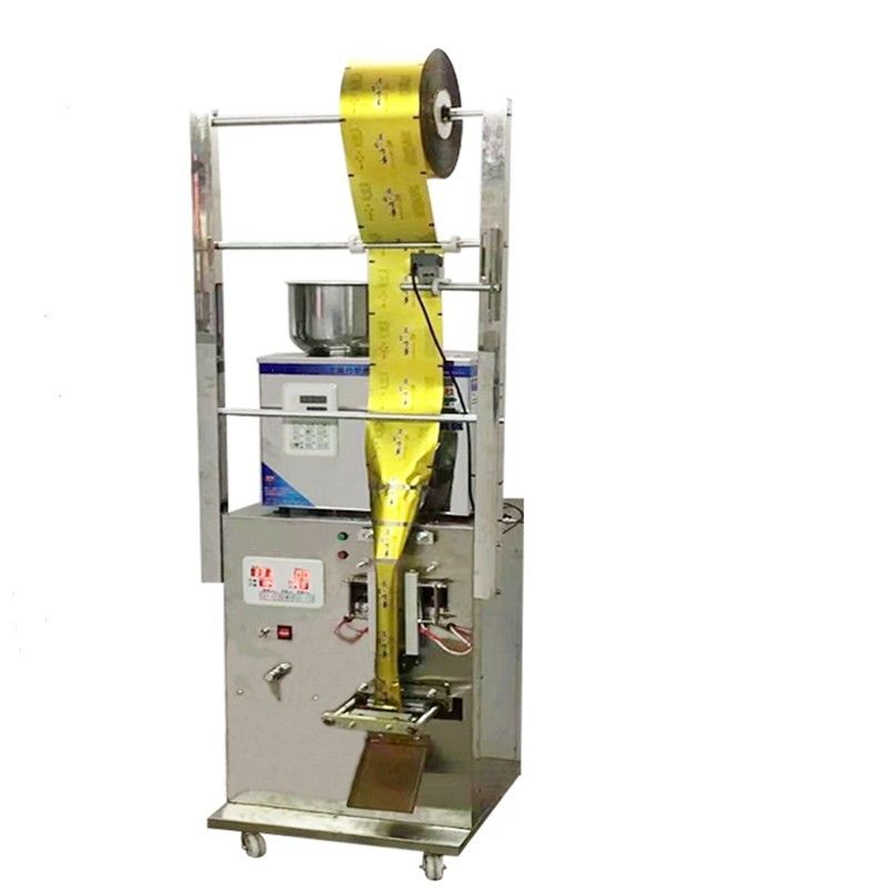 Máquina de embalagem automática mais vendida com pesadora de impressora e selante para açúcar, chá, cereais