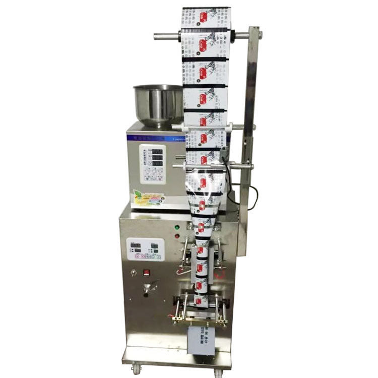 Máquina de embalagem elétrica automática para sacos pequenos de sal de café em pó, máquina de enchimento e vedação
