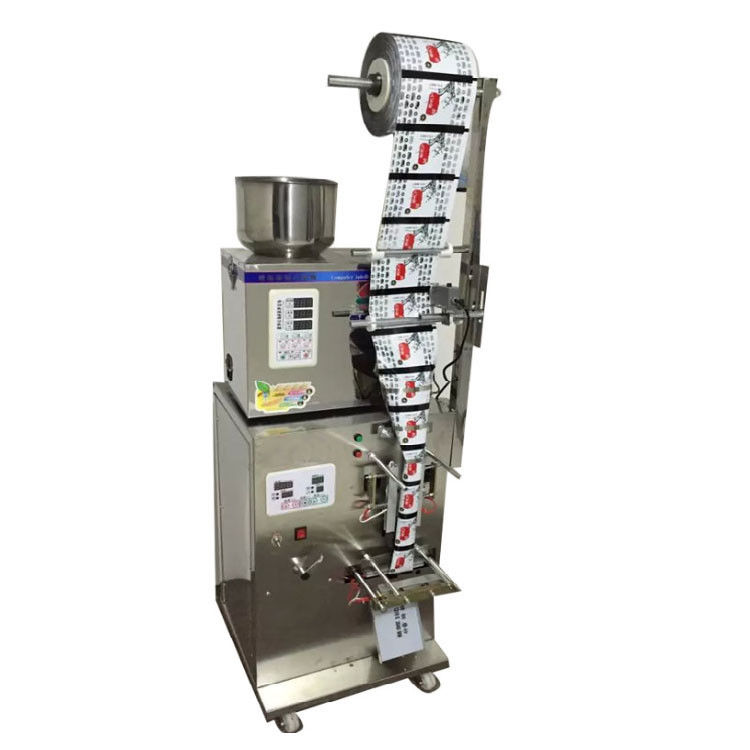 Máquina de embalagem elétrica automática para sacos pequenos de sal de café em pó, máquina de enchimento e vedação