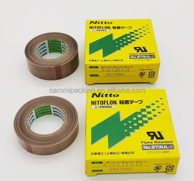 Nitto 973UL Nitto 903 fita de fibra de vidro PTFE fita de filme para vedação Nitto fita 0.13mm × 13mm × 10m 973UL-S