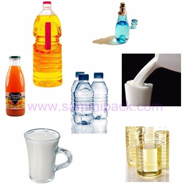 4 cabeças Máquina de enchimento de líquido pneumático para bebidas, óleo, shampoo, álcool, perfume