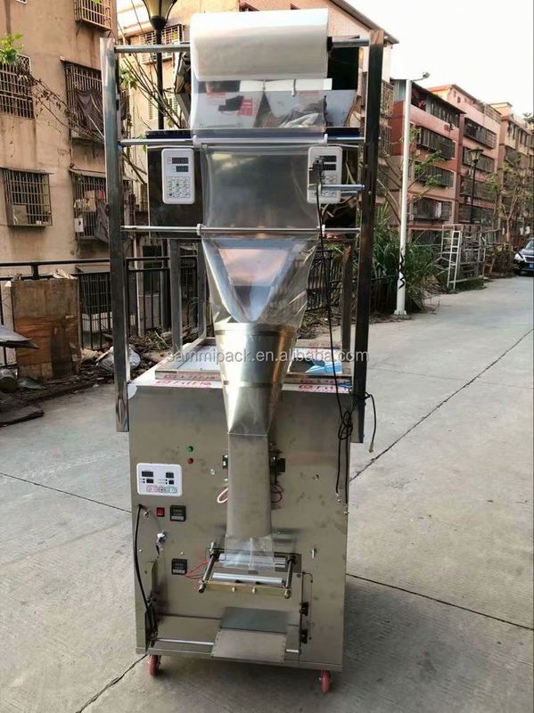 Máquina automática de preenchimento de farinha e detergente em pó de 500-1000 g de cabeças duplas Pesagem e embalagem em sacos para alimentos