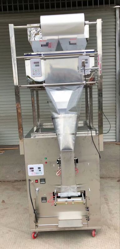 Máquina automática de preenchimento de farinha e detergente em pó de 500-1000 g de cabeças duplas Pesagem e embalagem em sacos para alimentos