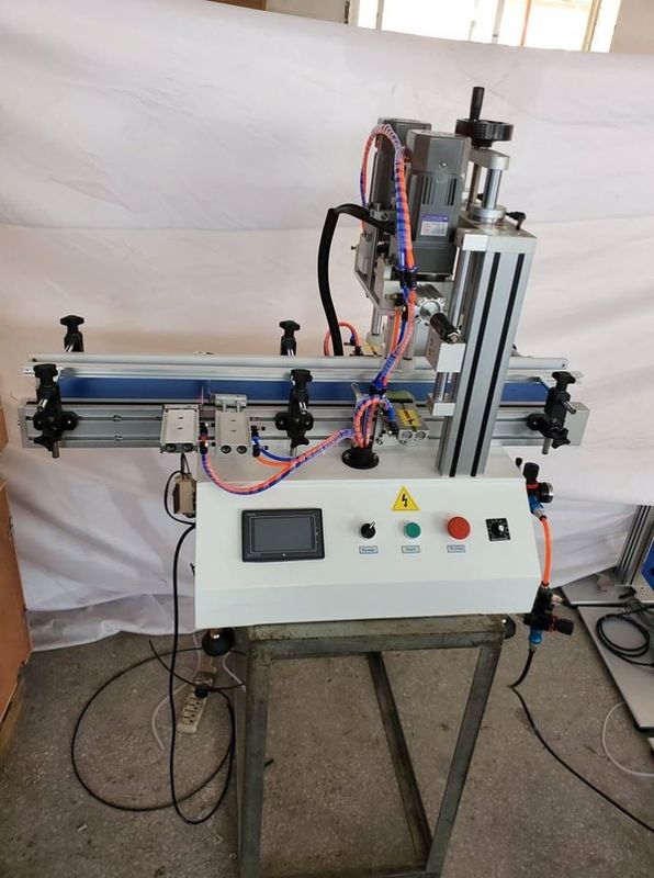 Máquina de fecho de garrafas semiautomática de aço inoxidável Tipo de escritório