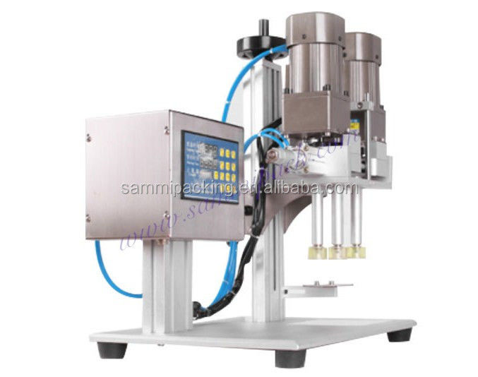 Novos produtos Máquina semiautomática de fecho de tampas para todo o tipo de tampas