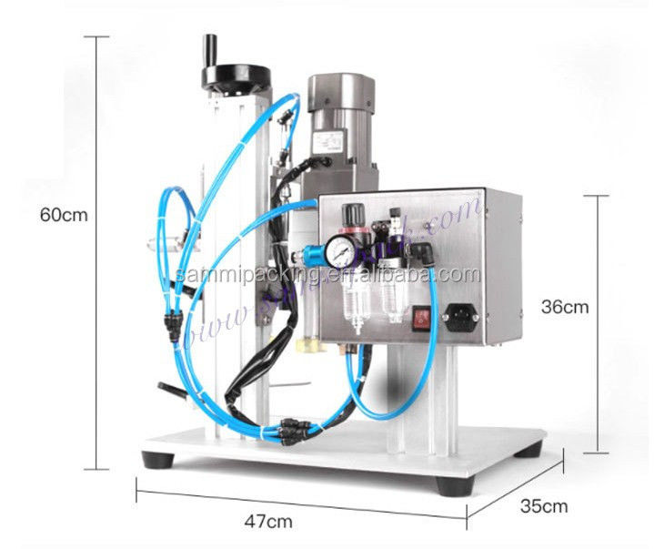 Novos produtos Máquina semiautomática de fecho de tampas para todo o tipo de tampas