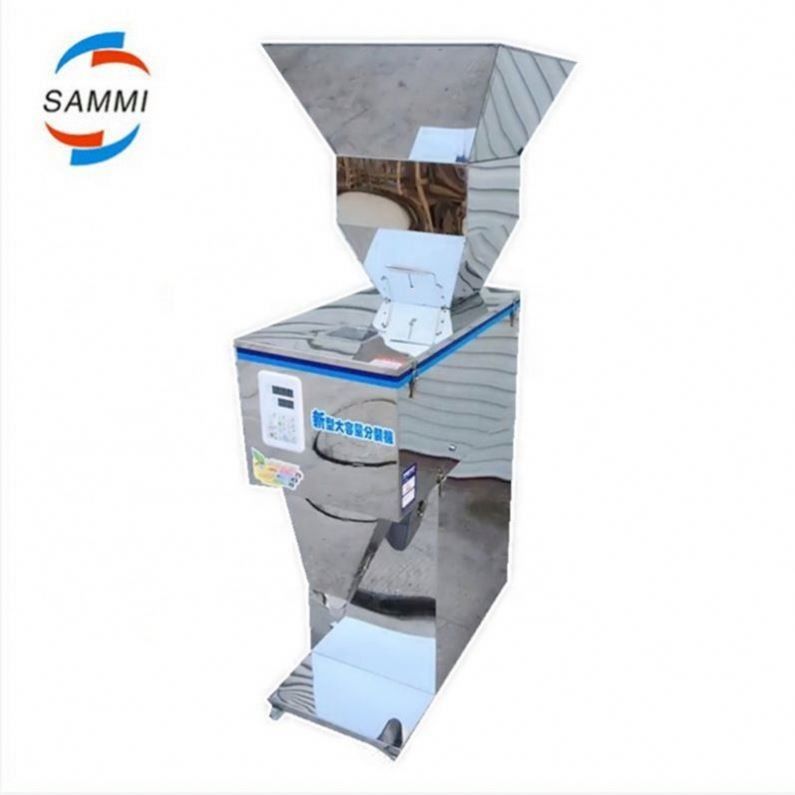 Máquina de pesagem de chá de vibração, preenchimento de pesagem semiautomático para sacos de chá de grãos de café