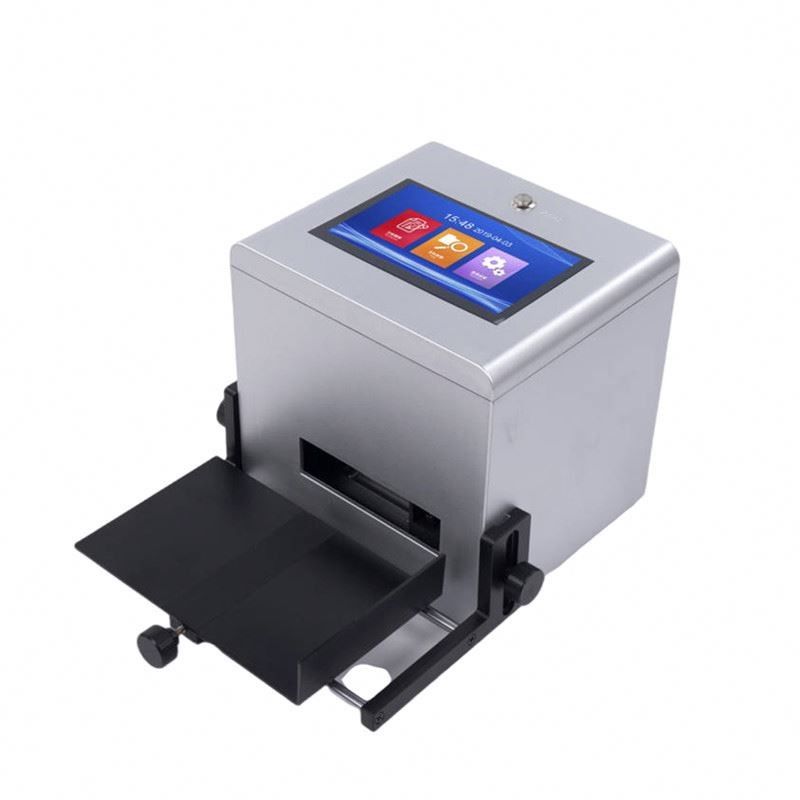 Impressora de Inkjet de código de data estática com tela de cores de 5 polegadas