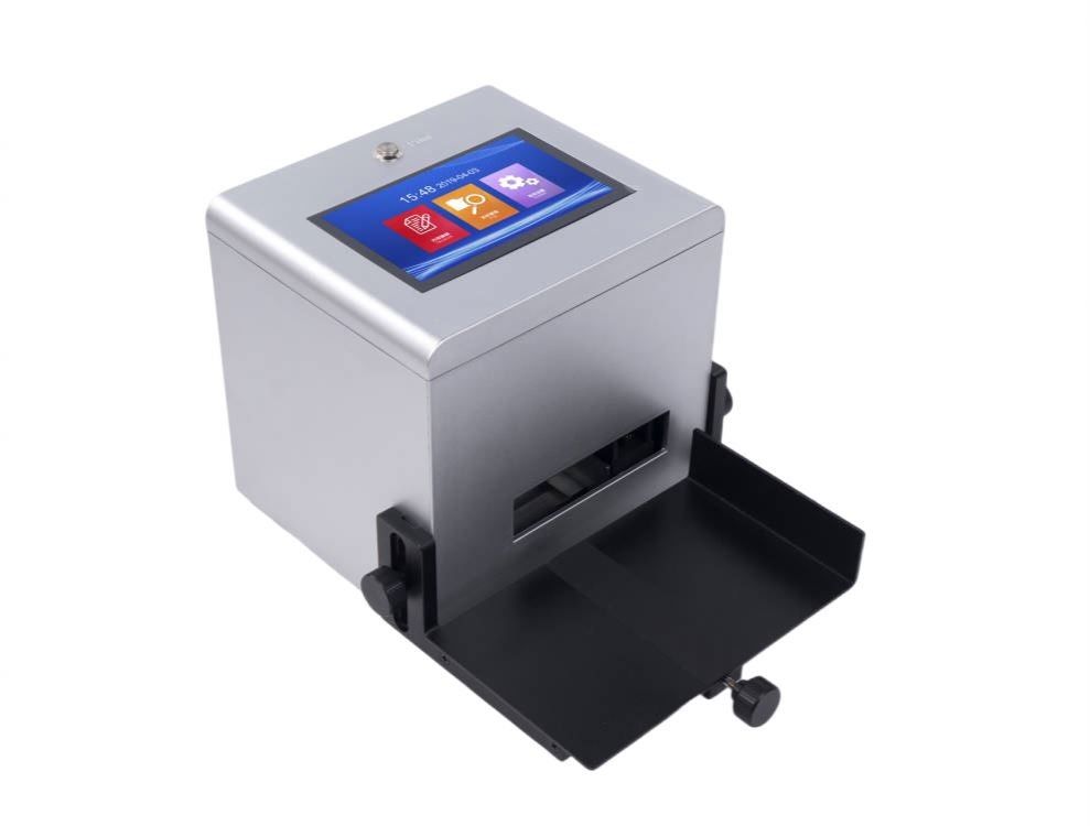 Impressora de Inkjet de código de data estática com tela de cores de 5 polegadas