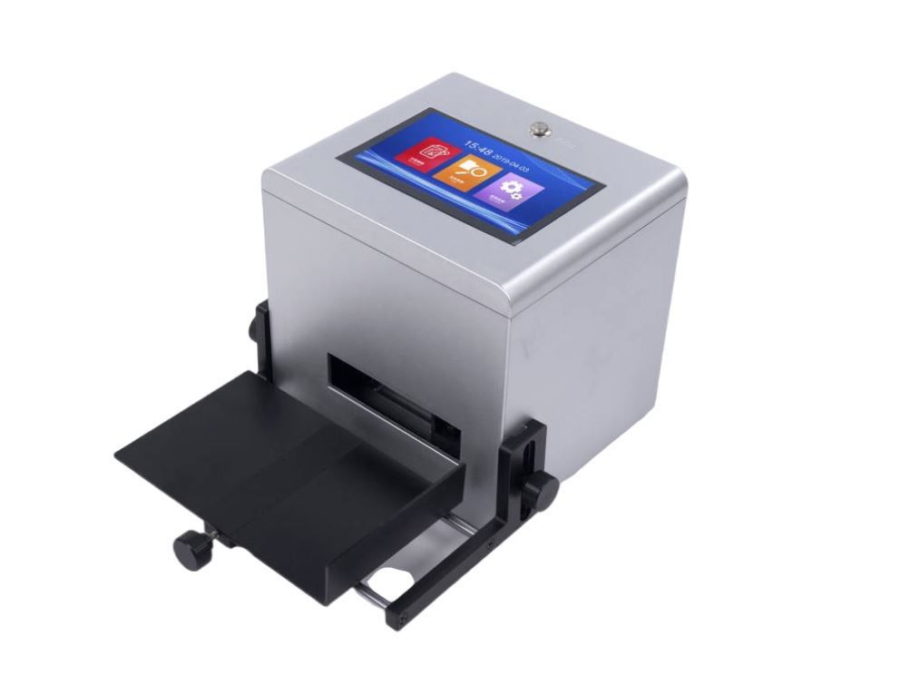 Impressora de Inkjet de código de data estática com tela de cores de 5 polegadas