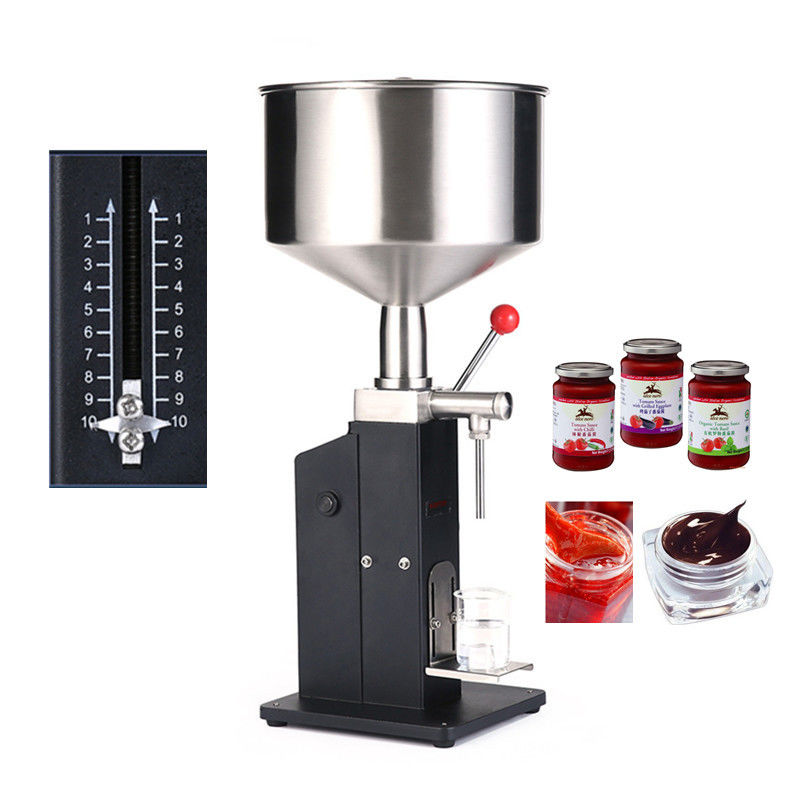 A-03 Máquina de enchimento de pequenas doses de pasta manual semi-automática para creme e shampoo e cosméticos