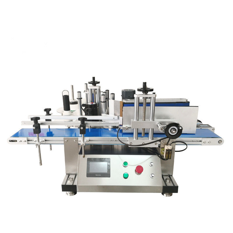 Máquina de rotulagem automática de garrafas redondas, aplicador de rótulos, latas de alimentos, rolo vertical de garrafas, autocolantes, rotulagem de rótulos