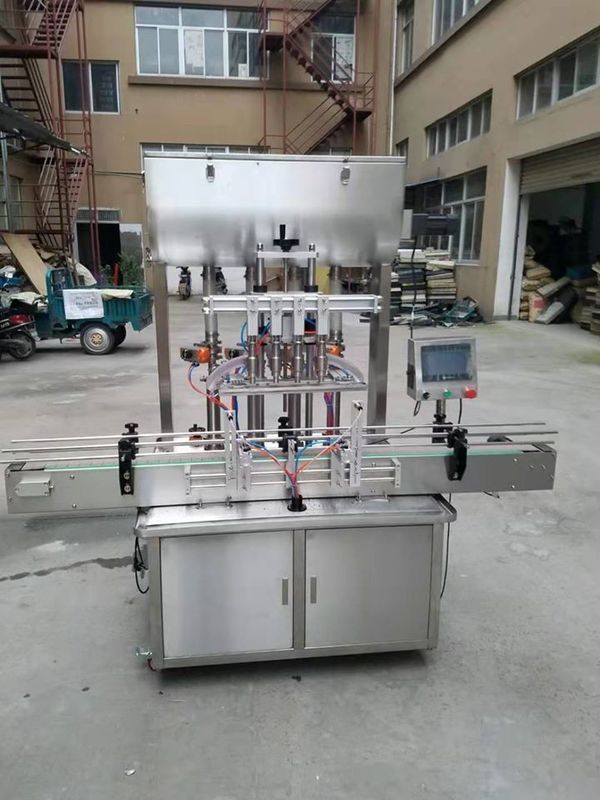 Linha de produção automática de enchimento líquido de pasta de creme com máquina de tampa