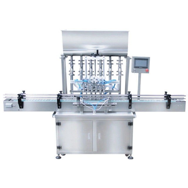 Máquina automática de enchimento de garrafas com pistão de 6 cabeças