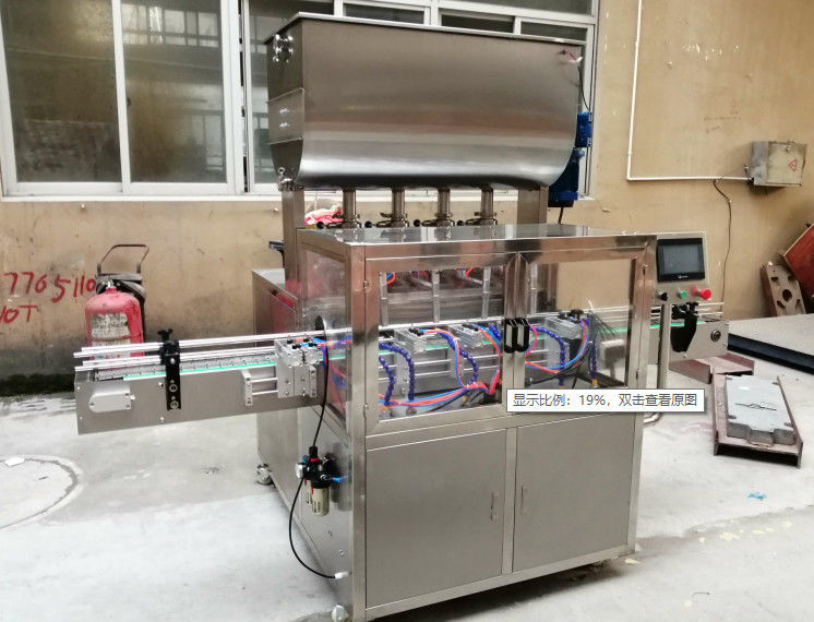 Linha de produção automática de enchimento líquido de pasta de creme com máquina de tampa