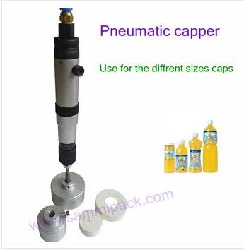 Máquina pneumática portátil para tampas de parafuso adequada para diferentes tamanhos de tampas