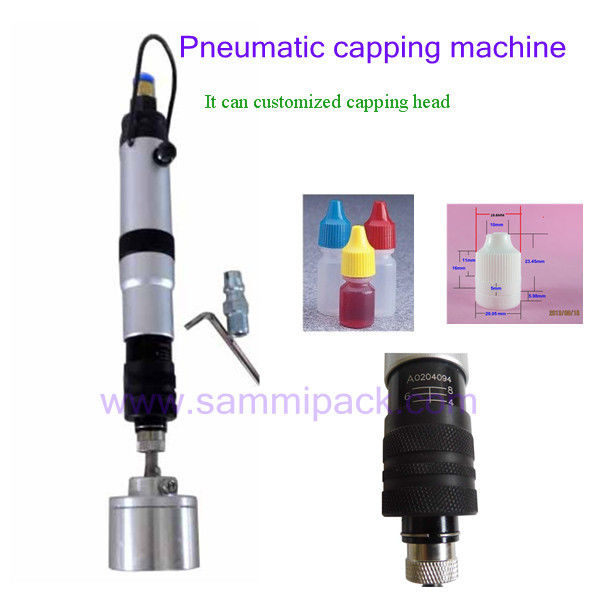 Máquina pneumática portátil para tampas de parafuso adequada para diferentes tamanhos de tampas