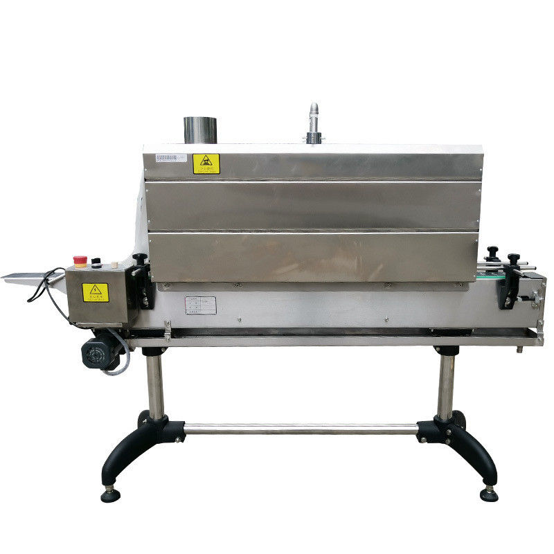 Máquina de rotulagem automática de garrafas de aquecimento de mangas encolhidas Aplicador de mangas encolhidas com túnel de vapor
