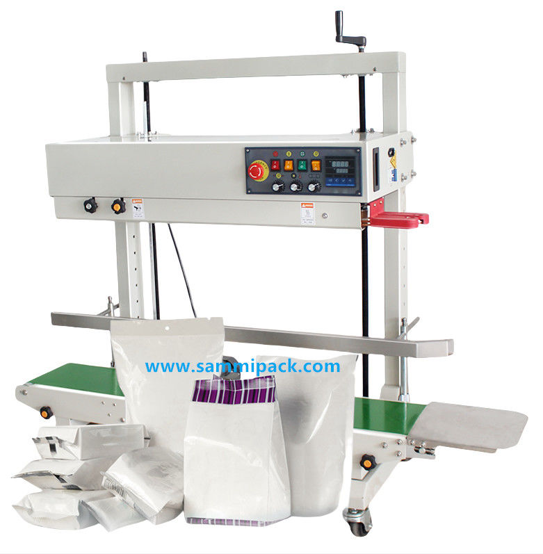 FRD-1200V Máquina de vedação térmica semiautomática elétrica para vedação contínua de sacos de plástico verticais para bolsas de bebidas madeira