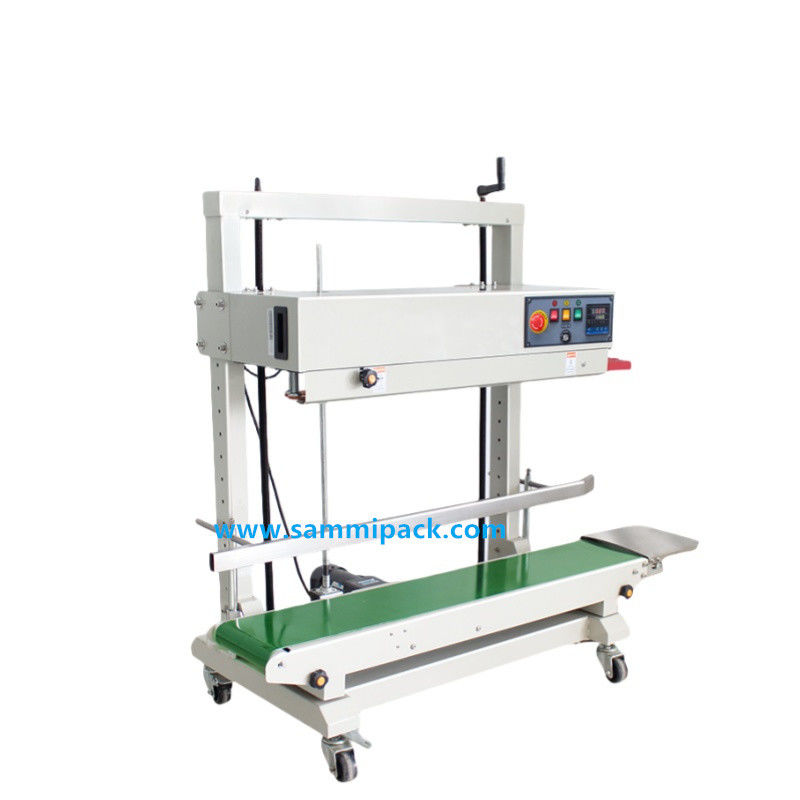 FRD-1200V Máquina de vedação térmica semiautomática elétrica para vedação contínua de sacos de plástico verticais para bolsas de bebidas madeira