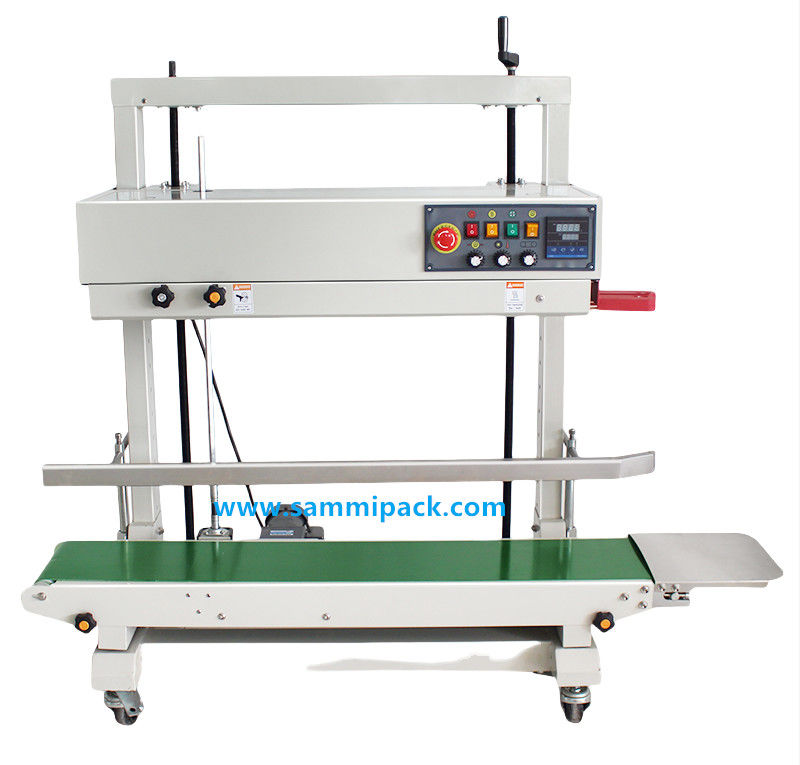 FRD-1200V Máquina de vedação térmica semiautomática elétrica para vedação contínua de sacos de plástico verticais para bolsas de bebidas madeira