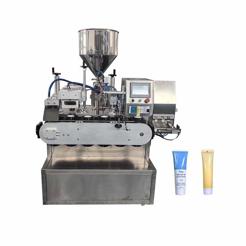 Máquina de vedação de tubos de plástico Máquinas de enchimento de shampoo Máquinas de pasta de dentes Creme de mão Máquinas de vedação de enchimento
