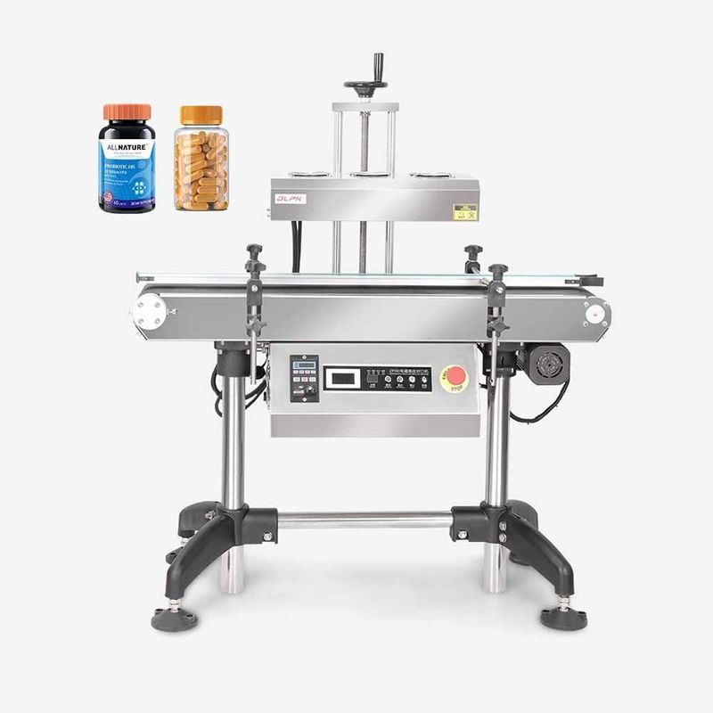 Máquina de vedação automática de indução vertical contínua de alta eficiência para latas de bebidas barris de folha de alumínio engrenagem de tampa de garrafa