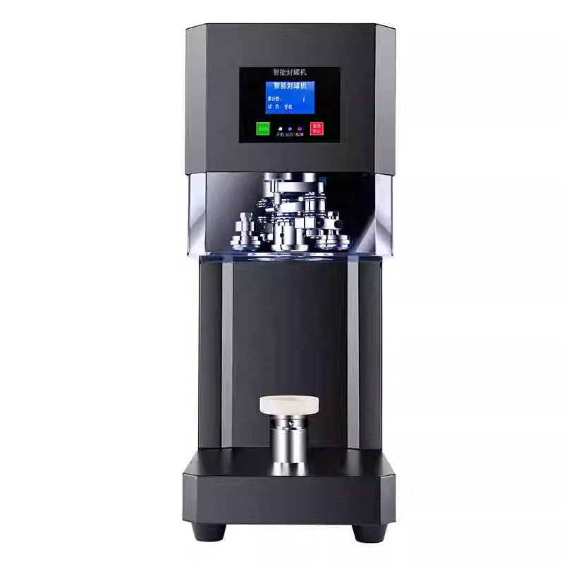 Fabrica fabricante totalmente automática lata de lata de soda máquina de vedação de costura para bolha de chá lata de embalagem manual conduzido para papel