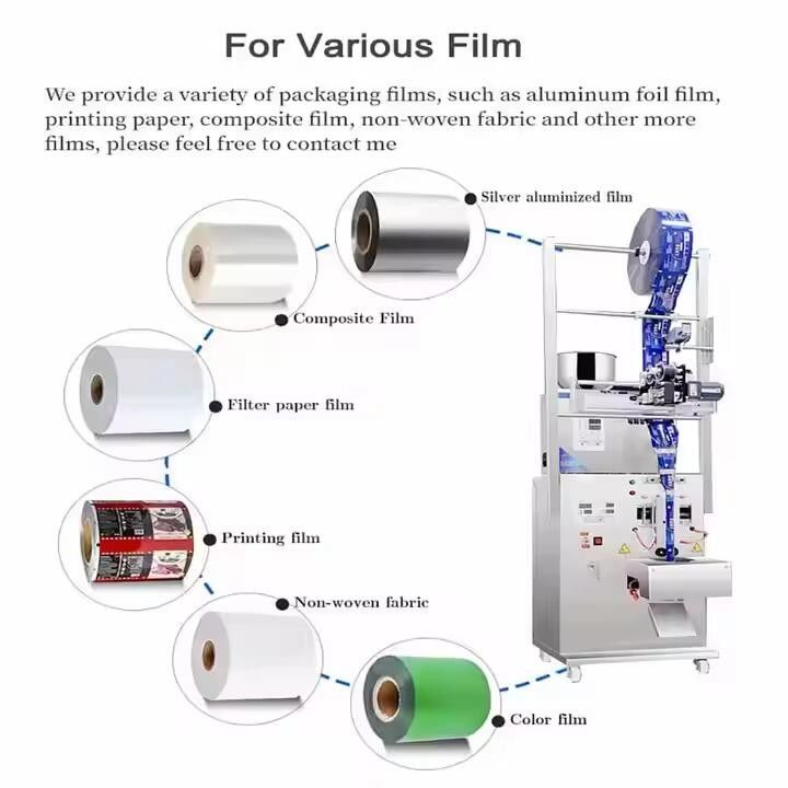 Máquina de embalagem de pó de chá de preço de fábrica açúcar sal máquina de embalagem de saco de café com código de carimbo quente