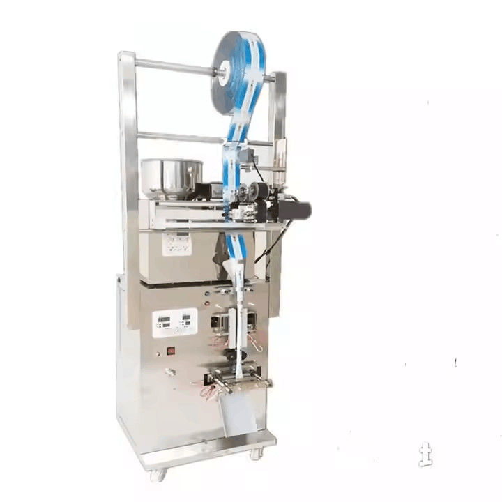 Máquina de embalagem de pó de chá de preço de fábrica açúcar sal máquina de embalagem de saco de café com código de carimbo quente