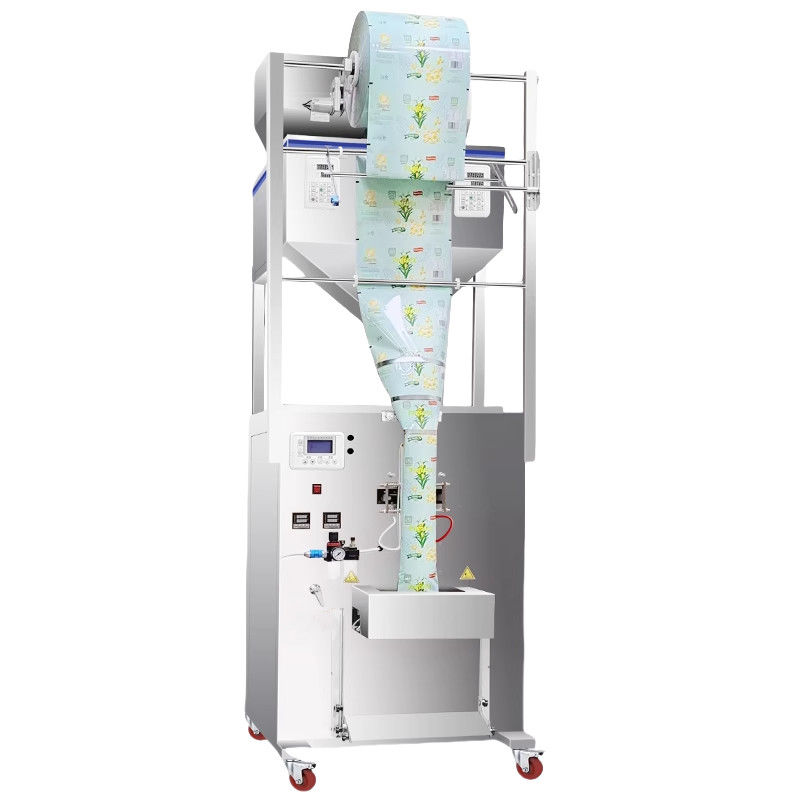 Máquina de embalagem automática de alimentos secos de maior capacidade Embalagem de vedação traseira para grãos nozes especiarias em pó de precisão 0.2G