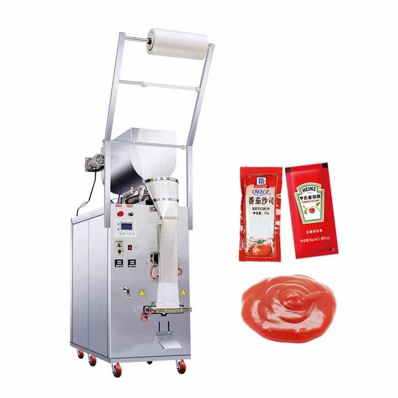 Máquina de embalagem automática multifuncional de bolsas de tomate pasta líquida ketchup pasta saquete com preço competitivo