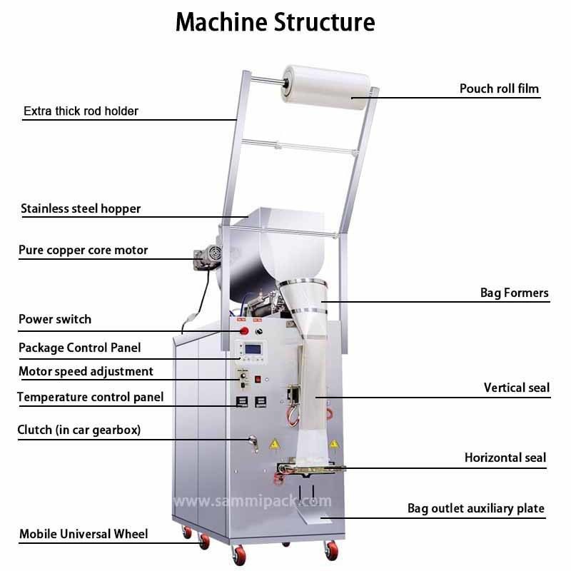 Máquina de embalagem automática multifuncional de bolsas de tomate pasta líquida ketchup pasta saquete com preço competitivo