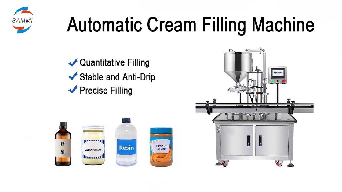 Máquina de Enchimento de Líquidos Pastosos com Bomba de Rotor Servo Totalmente Automática para Mel, Líquido Viscoso, Manteiga de Amendoim e Ketchup