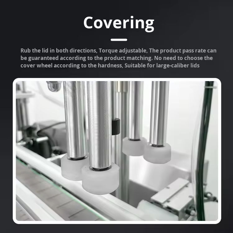 Máquina de enchimento de líquido pequeno de tampão de bomba magnética automática de mesa para óleo de massagem de tomador de pele de frasco de volume