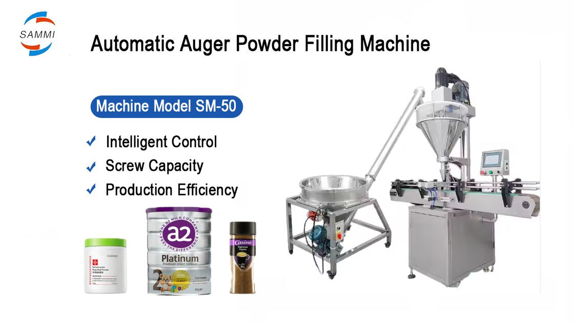 Máquina Automática de Enchimento de Pó para Temperos de Pimenta, Café e Pó de Dente - Linha de Produção de Embalagem Quantitativa