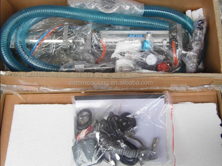 Máquina de Enchimento Horizontal Auto-sucção de 100-1000ml, Enchedora Manual de Pistão de Mesa