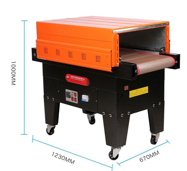 BS-4525 Máquinas de Embalagem de Túnel de Encolhimento Térmico para Jato Pequeno para Embalagem de Garrafas PET/Máquina Automática de Embalagem com Filme Termoencolhível