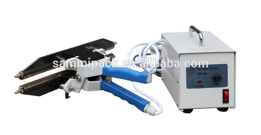 Seladora de Filme Plástico Portátil FKR-400A Tipo Garra Manual para Sacos de Polietileno