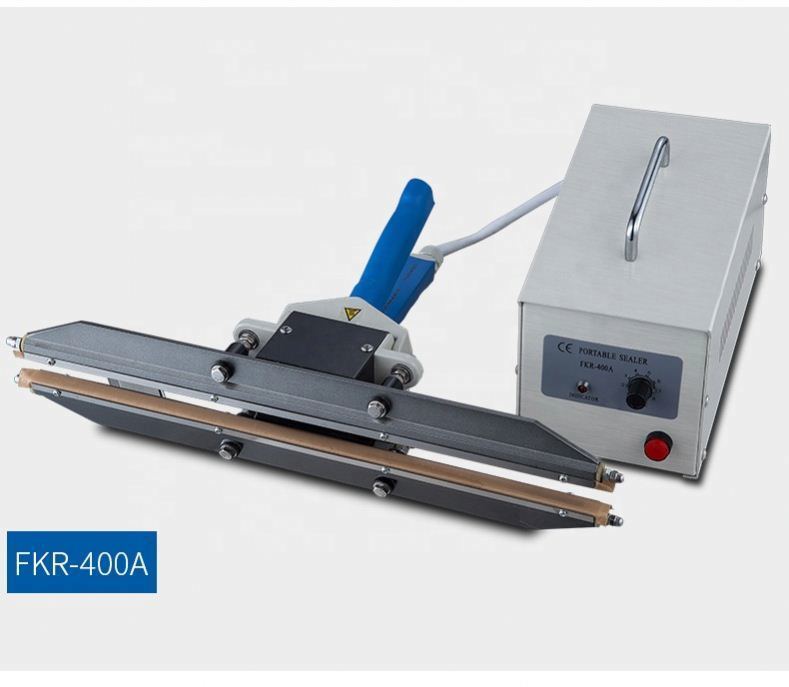 Seladora de Filme Plástico Portátil FKR-400A Tipo Garra Manual para Sacos de Polietileno
