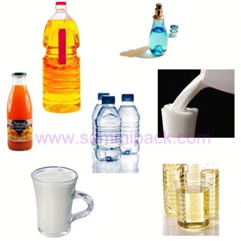 Máquina de enchimento semiautomática de 2 cabeças de garrafas de vidro de plástico PET de pequena escala 1000-5000ML