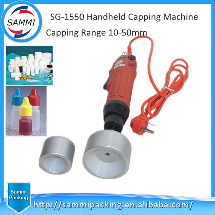 Máquina de Vedação Semi-Automática Elétrica por Atacado para Frascos de Vidro Plástico Produtos Interessantes Núcleo do Motor da China