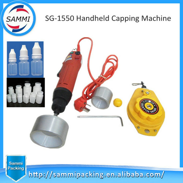 Máquina de Vedação Semi-Automática Elétrica por Atacado para Frascos de Vidro Plástico Produtos Interessantes Núcleo do Motor da China