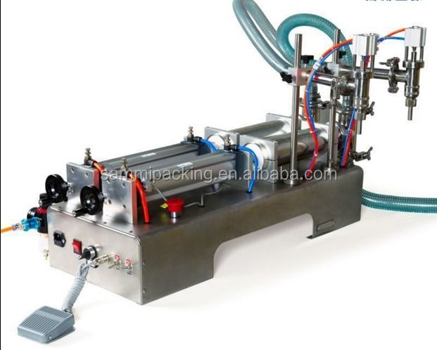Máquina de Enchimento Pneumática de Líquidos de Alta Velocidade, Enchedora de Óleo de Girassol de Duas Cabeças, Máquina de Enchimento de Sabão Líquido